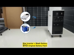 در 3000w سیستم انرژی خورشیدی همه در یک کیت خورشیدی 3kw سیستم انرژی خورشیدی dc/ac 6kwh