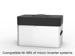 پلاگ اند پلی کامل 800w بالکن سیستم خورشیدی کیت با باتری و اینورتر پانل خورشیدی