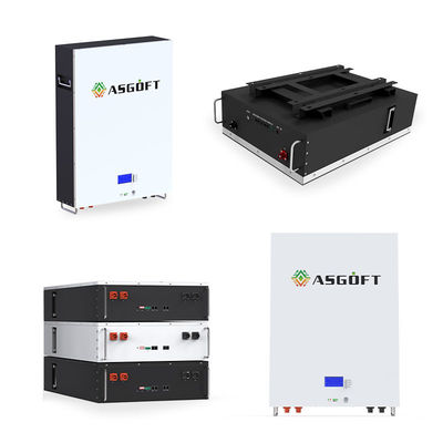 سیستم ذخیره انرژی خورشیدی دیواری Lfp 5kw 10kw 51.2v 48v 100ah Lifepo4 Powerwall Battery