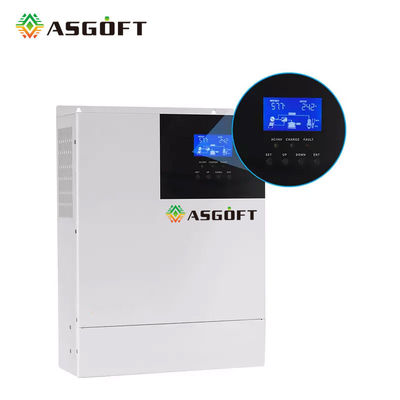 اینورتر خورشیدی 3 فاز ASGOFT DC AC سیستم خاموش شبکه 5000w 220 ولت