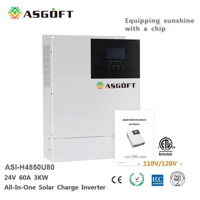 3Kw 4Kw 5Kw 6Kw تک فاز روشن شبکه خاموش MPPT اینورتر خورشیدی 220V ODM