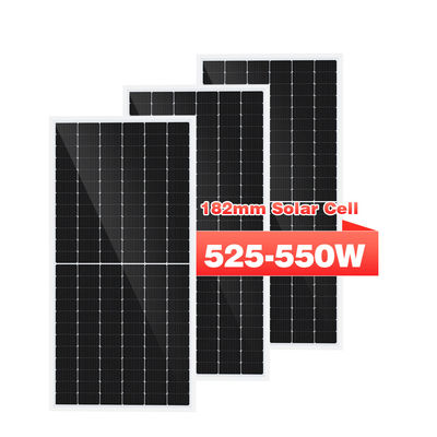 سیستم پنل خورشیدی دو وجهی 450w 500w 540w شفاف برای خانه