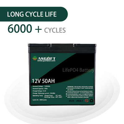 بسته باتری لیتیومی 12 ولتی CETL Lifepo4 50ah برای خودروهای الکتریکی 8 کیلوگرمی