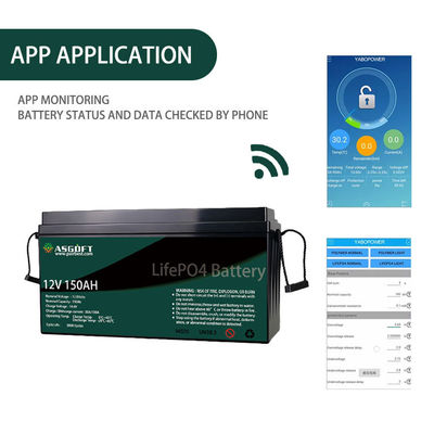 ASGOFT Lipo4 Lifepo4 Battery 100ah 150AH 12 Volt Lion-Battery Pack