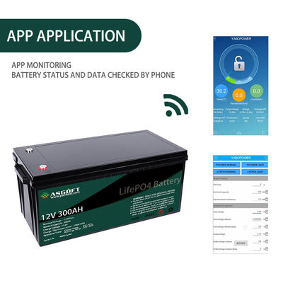 بسته باتری لیتیومی 12 ولتی BMS Lifepo4 300AH برای سیستم ذخیره‌سازی انرژی خانگی EV