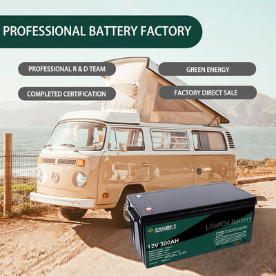 بسته باتری لیتیومی 12 ولتی BMS Lifepo4 300AH برای سیستم ذخیره‌سازی انرژی خانگی EV