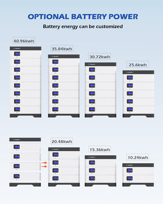 5KWH 7KWH 10KW 48V 50Ah 100Ah 150Ah 200Ah LiFePO4 پاوروال باتری خورشیدی 48 ولت سیستم خورشیدی