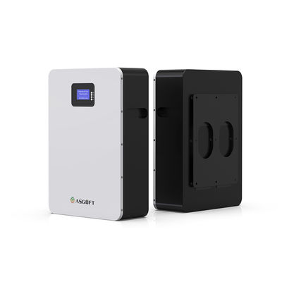 باتری سیستم خورشیدی Asgoft 20kw 5Kw قدرت لیتیوم دیواری 48v 100ah 200ah 5Kwh 10Kwh باتری LifePo4