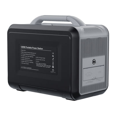 پاوربانک 1200W 2000Wh 5V 12V شارژ ایستگاه برق برای USB*4 PD*4DC*2 منبع تغذیه در فضای باز شارژر قابل حمل