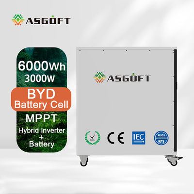 BESS Portable 6Kwh lifepo4 Battery Pack خروجی اینورتر 3KW نسل موبایل