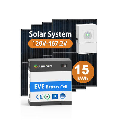 باتری خورشیدی ولتاژ بالا 15kw-40kw سیستم انرژی خورشیدی خانگی بانک انرژی خورشیدی با باتری لیتیوم