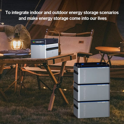 مایکرو اینورتر باتری ذخیره انرژی 1024wh 5120Wh بالکن ایستگاه برق خورشیدی قابل حمل 800W