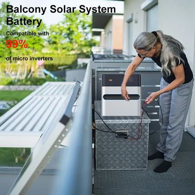 آلمان انبار آماده پلاگ و بازی 800W بالکن باتری سیستم خورشیدی
