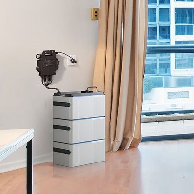 مایکرو اینورتر برق بالکن خورشیدی باتری ذخیره انرژی 800W