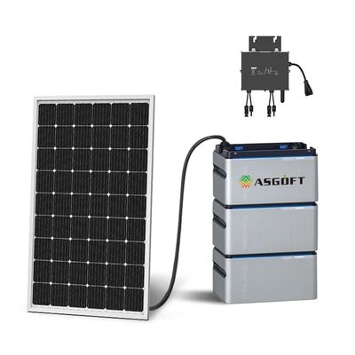 مایکرو اینورتر برق بالکن خورشیدی باتری ذخیره انرژی 800W