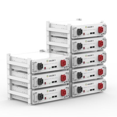 کیس فلزی 51.2 V 100ah LiFePO4 باتری باتری لیتیوم انباشته شده گواهینامه UL