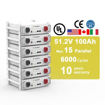 گواهینامه UL باتری ذخیره انرژی LiFePO4 51.2V 100Ah