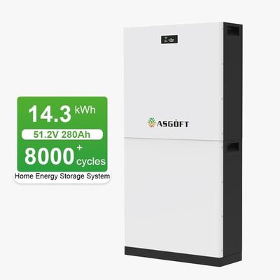 بسته انرژی خورشیدی آسان جمع آوری شده DIY BMS 51.2V 280Ah 15Kwh باتری قابل جمع
