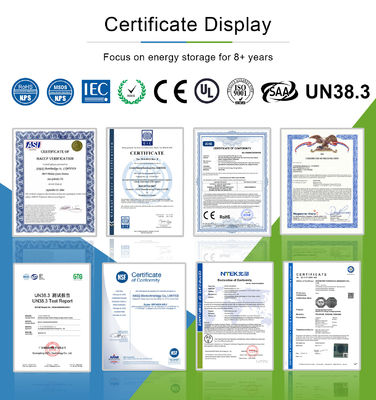 گواهینامه UL استفاده خانگی 5kw 10kw 20kw ذخیره سازی خورشیدی PV باتری لیتیوم LiFePO4