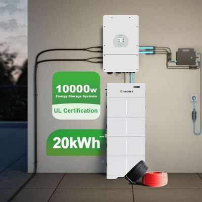 گواهینامه UL استفاده خانگی 5kw 10kw 20kw ذخیره سازی خورشیدی PV باتری لیتیوم LiFePO4