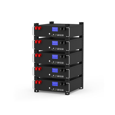 10 سال گارانتی EU Stock 6000 زمان چرخه 51.2v 100ah 5kwh Lifepo4 بسته باتری ذخیره سازی انرژی پلگ اند پلی