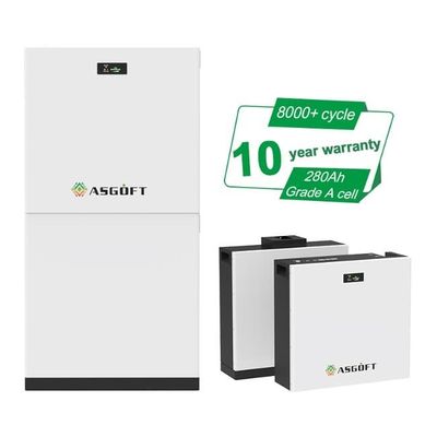 10 سال گارانتی 51.2V 280Ah 15kWh Lifepo4 باتری ذخیره سازی انرژی