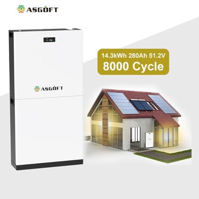 280Ah 15kwh 51.2V Lifepo4 باتری لیتیوم یون برای استفاده خانگی صنعتی تجاری