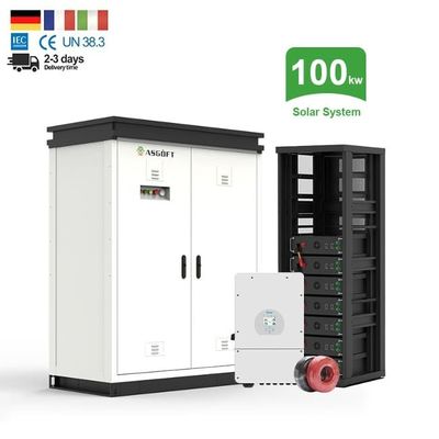 باتری سیستم ذخیره سازی انرژی خورشیدی 50kWh 100kWh