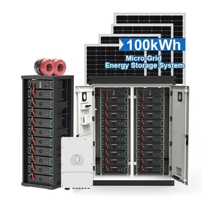 50Kw 60Kw 70Kw 100Kw سیستم ذخیره انرژی خورشیدی با باتری لیتیوم
